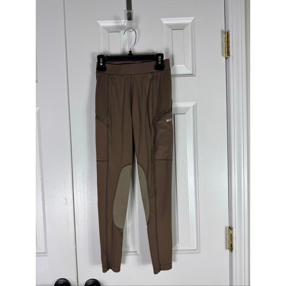 Willits Girls Equestrian Brown Leggings Size M 10/12